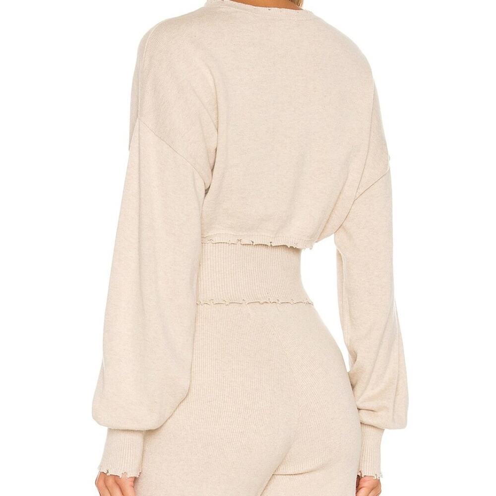NWT n:philanthropy Set Weyland Crop Sweater and Faro Pant in Oatmeal color Sz - Picture 3 of 16